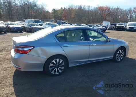 2017 Honda Accord Hybrid z USA, uszkodzony, nr VIN JHMCR6F31HC016272